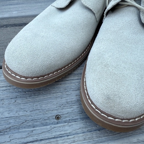 Black Brown 1826 Men's Suede Oxfords - Light Gray ‘Henry’ Size 10 - Picture 11 of 15